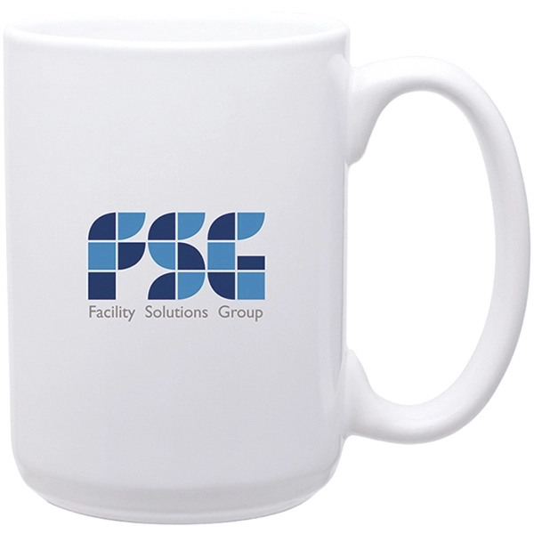 15 oz Grande Ceramic Coffee Mug - 15 oz Grande Ceramic Coffee Mug - Image 0 of 3