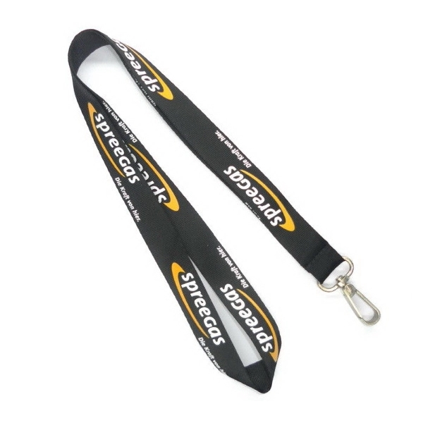 Nylon Lanyard w/ Standard Attachment ID Badge Holder - Nylon Lanyard w/ Standard Attachment ID Badge Holder - Image 2 of 7