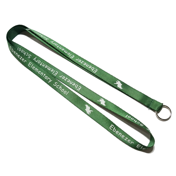 Nylon Lanyard w/ Standard Attachment ID Badge Holder - Nylon Lanyard w/ Standard Attachment ID Badge Holder - Image 3 of 7