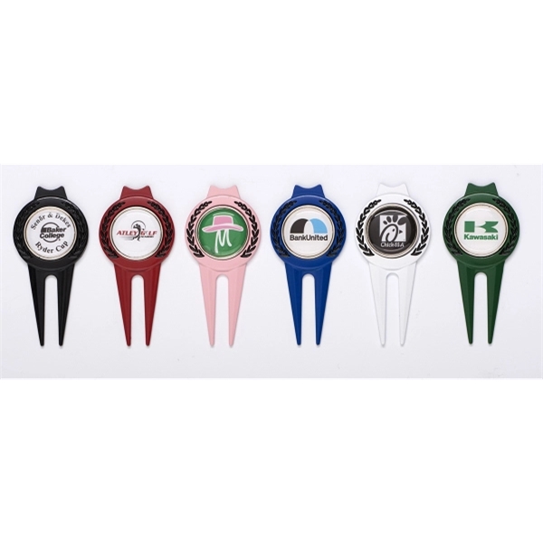 Color Divot Tool with Magnetic Ball Marker - Color Divot Tool with Magnetic Ball Marker - Image 1 of 1