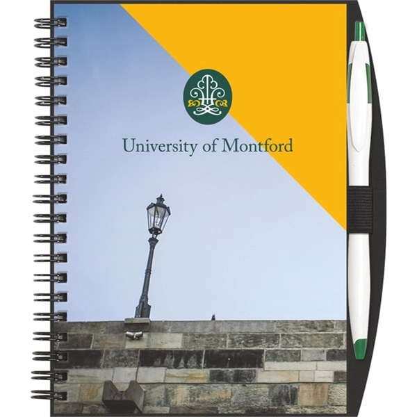 SlimLine Color NotePad w/ PenPort & Cougar Pen - SlimLine Color NotePad w/ PenPort & Cougar Pen - Image 0 of 0