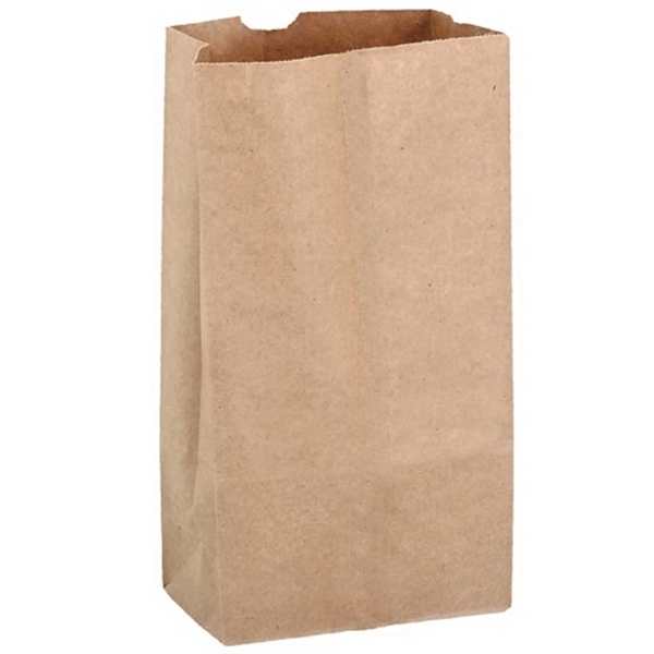 Natural Kraft Paper SOS Grocery Bag - 10 lb - Flexo Ink - Natural Kraft Paper SOS Grocery Bag - 10 lb - Flexo Ink - Image 1 of 2