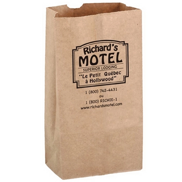 Natural Kraft Paper SOS Grocery Bag - 10 lb - Flexo Ink - Natural Kraft Paper SOS Grocery Bag - 10 lb - Flexo Ink - Image 0 of 2