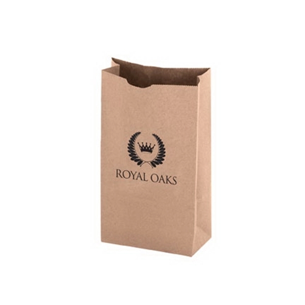 Natural Kraft Heavyweight Nail & Coin Bag 6 lb - Flexo Ink - Natural Kraft Heavyweight Nail & Coin Bag 6 lb - Flexo Ink - Image 2 of 2