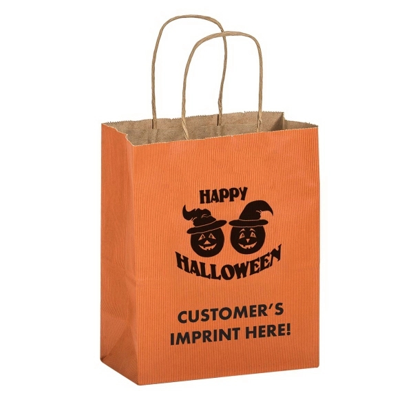 Halloween Matte Shopper/Orange Pumpkins - Flexo Ink - Halloween Matte Shopper/Orange Pumpkins - Flexo Ink - Image 0 of 0