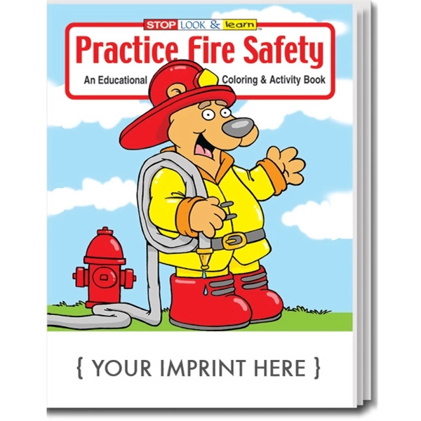 Practice Fire Safety Coloring and Activity Book - Practice Fire Safety Coloring and Activity Book - Image 0 of 2