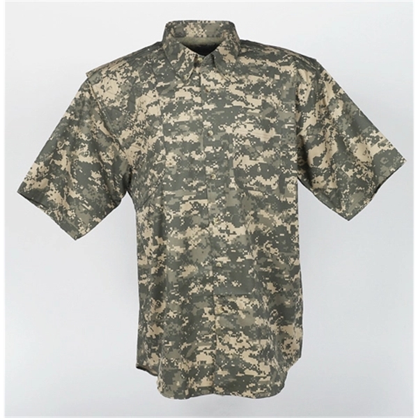 Digital Camouflage Hunting Shirt Short Sleeves - Digital Camouflage Hunting Shirt Short Sleeves - Image 0 of 0