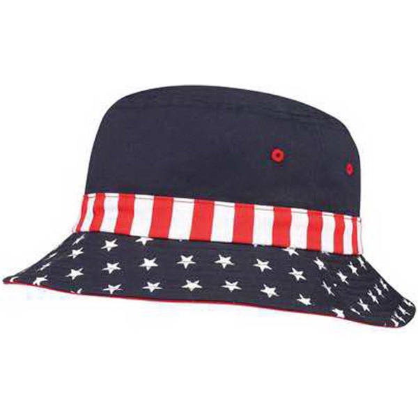 USA Flag Bucket Hat - USA Flag Bucket Hat - Image 0 of 0