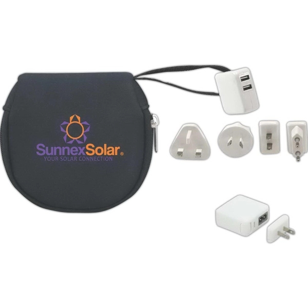 Global USB Charger Adapter Kit Plum Grove