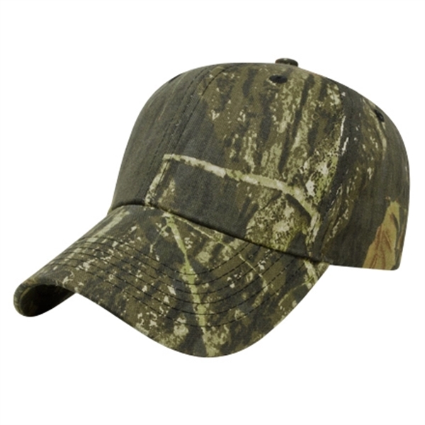 Six Panel Unstructured Camo Cap - Six Panel Unstructured Camo Cap - Image 2 of 3