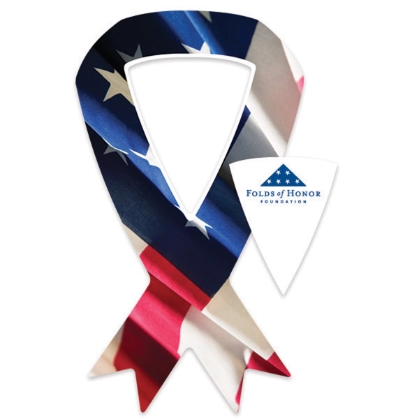 Ribbon Shaped Small Car Magnet - Ribbon Shaped Small Car Magnet - Image 0 of 1