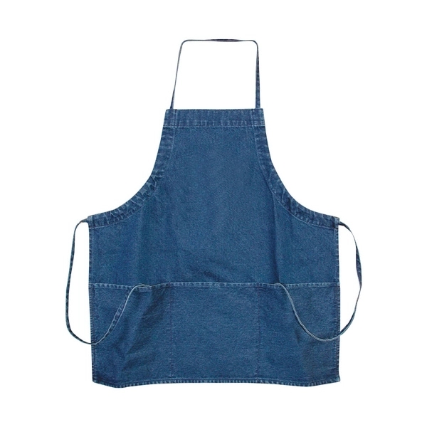 Denim 3-Pocket Apron - Denim 3-Pocket Apron - Image 2 of 4