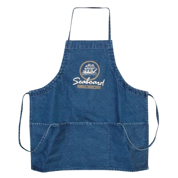 Denim 3-Pocket Apron - Denim 3-Pocket Apron - Image 0 of 4