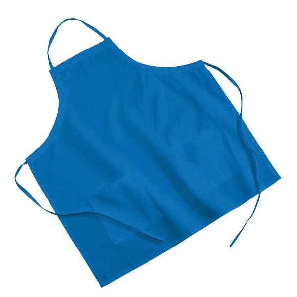 Colored Poly/Cotton Twill BBQ Apron - Colored Poly/Cotton Twill BBQ Apron - Image 4 of 6