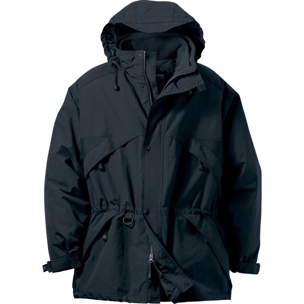 North End Adult 3-in-1 Parka with Dobby Trim - North End Adult 3-in-1 Parka with Dobby Trim - Image 1 of 19