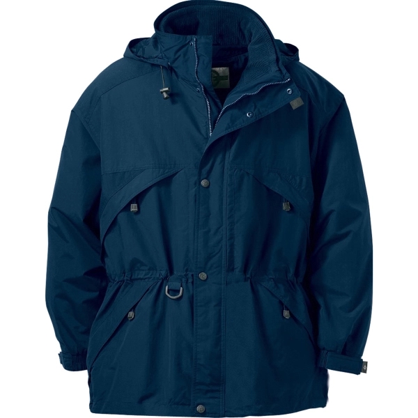 North End Adult 3-in-1 Parka with Dobby Trim - North End Adult 3-in-1 Parka with Dobby Trim - Image 2 of 19