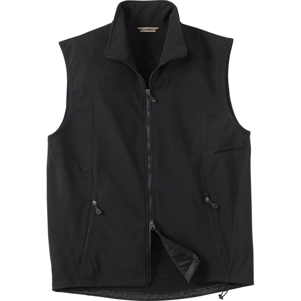 Men's Three-Layer Light Bonded Performance Soft Shell Vest - Men's Three-Layer Light Bonded Performance Soft Shell Vest - Image 0 of 11