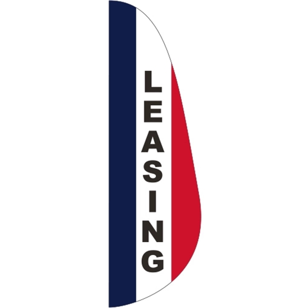 3' x 10' Message Feather Flag - Leasing - 3' x 10' Message Feather Flag - Leasing - Image 0 of 1