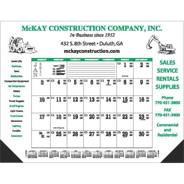 Contractor's 12-sheet desk pad - Contractor's 12-sheet desk pad - Image 0 of 0