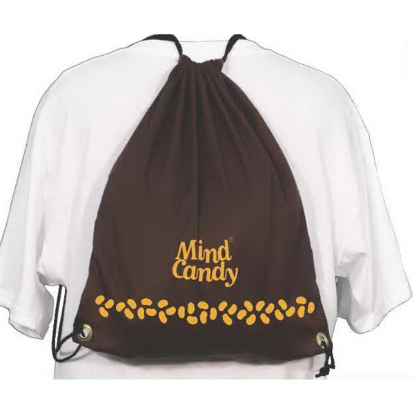 Poly-Cotton Cinch-Up Backpack - Poly-Cotton Cinch-Up Backpack - Image 0 of 0