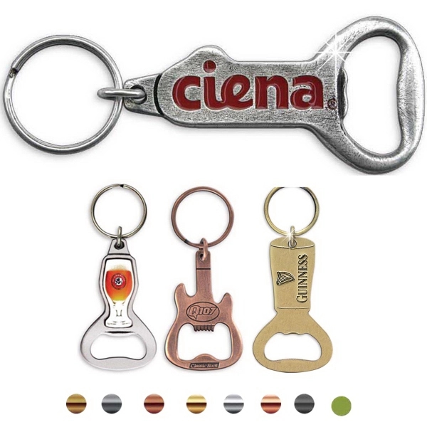 Bottle Opener Key Chain Plum Grove