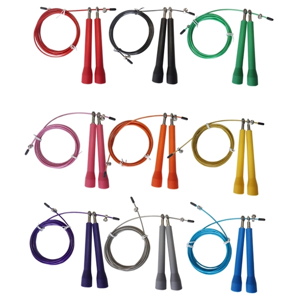 Metal Bearing Crossfit Jump Ropes with smooth handle