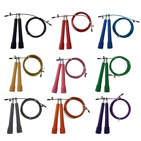 Metal Bearing Crossfit Jump Ropes with anti-slip handle