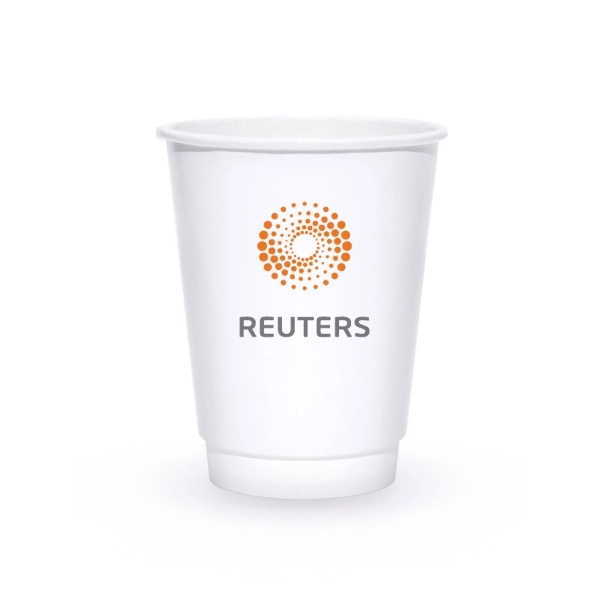 12 oz. Double Wall Insulated White Paper Hot Cup - 12 oz. Double Wall Insulated White Paper Hot Cup - Image 3 of 7