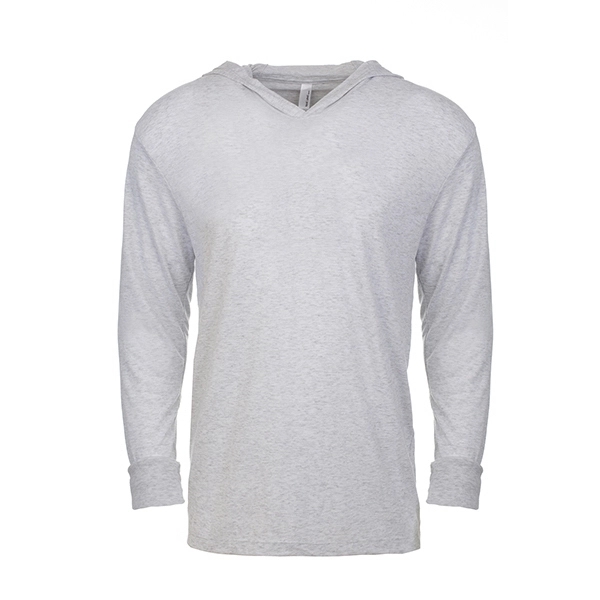 Unisex Tri-Blend Long Sleeve Hoodie T-Shirt - Unisex Tri-Blend Long Sleeve Hoodie T-Shirt - Image 12 of 12