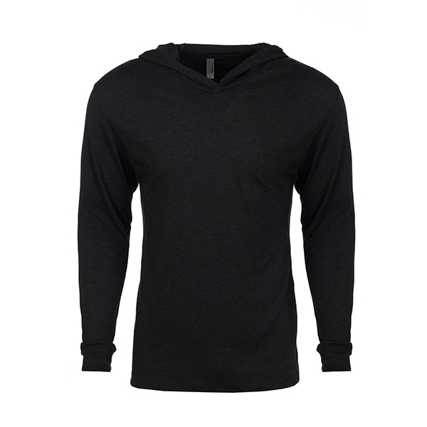 Unisex Tri-Blend Long Sleeve Hoodie T-Shirt - Unisex Tri-Blend Long Sleeve Hoodie T-Shirt - Image 5 of 12