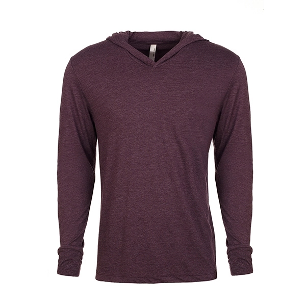 Unisex Tri-Blend Long Sleeve Hoodie T-Shirt - Unisex Tri-Blend Long Sleeve Hoodie T-Shirt - Image 7 of 12