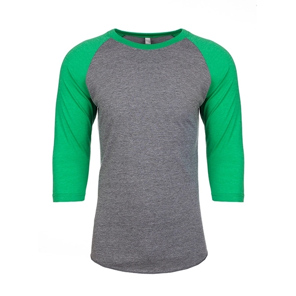 Unisex Tri-Blend 3/4 Raglan T-shirt - Unisex Tri-Blend 3/4 Raglan T-shirt - Image 2 of 17