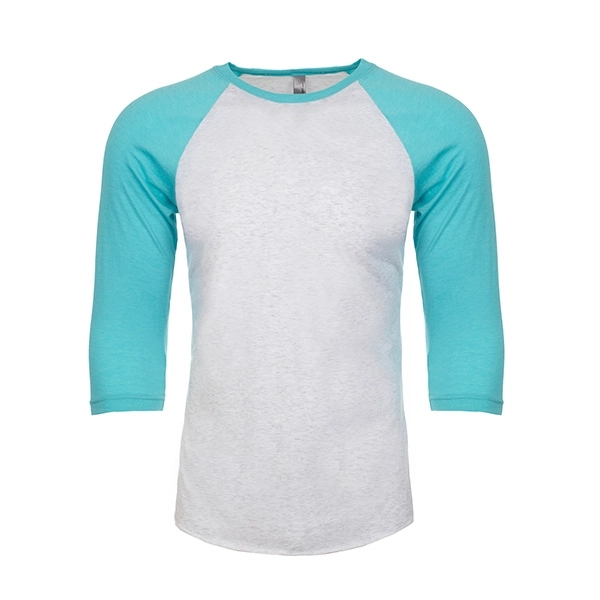 Unisex Tri-Blend 3/4 Raglan T-shirt - Unisex Tri-Blend 3/4 Raglan T-shirt - Image 6 of 17