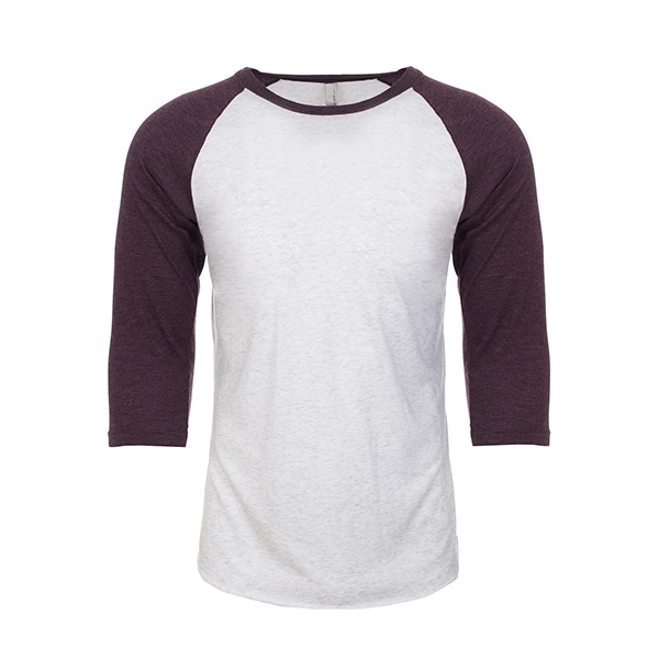 Unisex Tri-Blend 3/4 Raglan T-shirt - Unisex Tri-Blend 3/4 Raglan T-shirt - Image 9 of 17