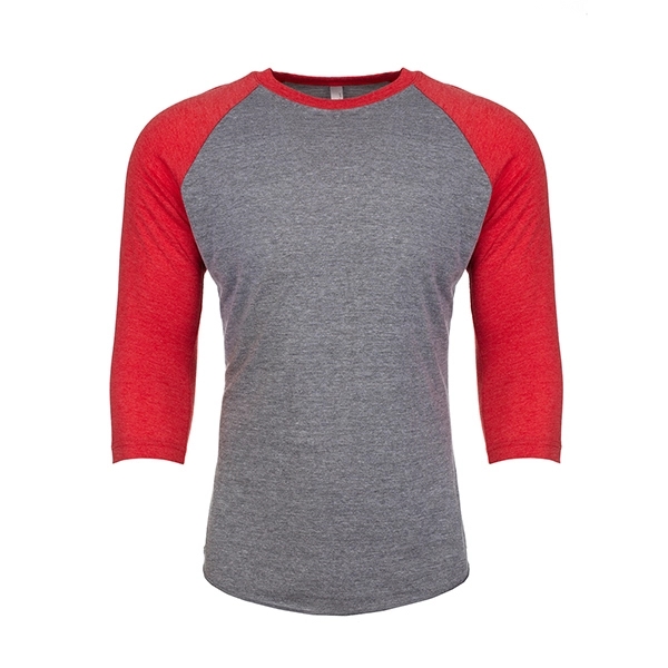 Unisex Tri-Blend 3/4 Raglan T-shirt - Unisex Tri-Blend 3/4 Raglan T-shirt - Image 14 of 17