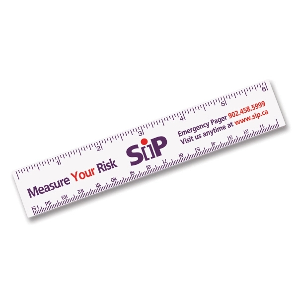 Ruler - 6" (Printed Numbers) - Ruler - 6" (Printed Numbers) - Image 1 of 1