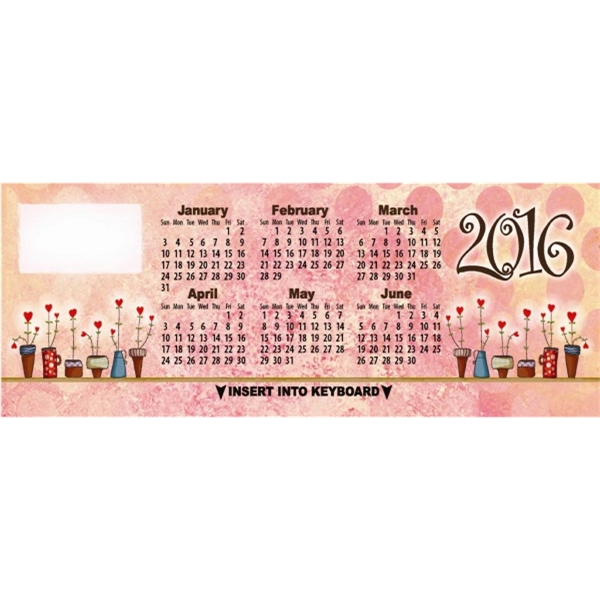 Flower Pots Keyboard Calendar