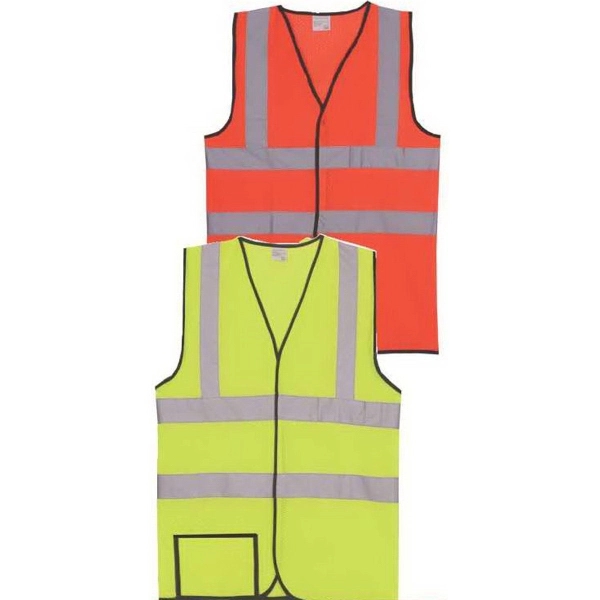 Dual Stripe L/XL Yellow Mesh Safety Vest - Dual Stripe L/XL Yellow Mesh Safety Vest - Image 0 of 0