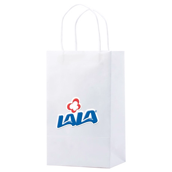 White Kraft Shopping Bag - White Kraft Shopping Bag - Image 0 of 0