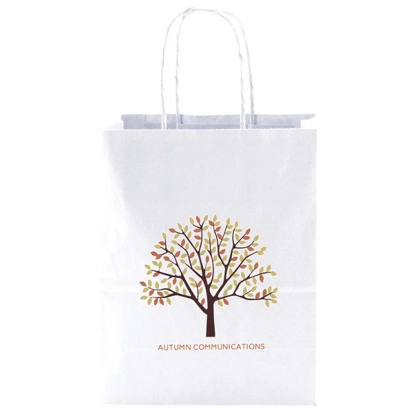 White Kraft Shopping Bag - White Kraft Shopping Bag - Image 0 of 0
