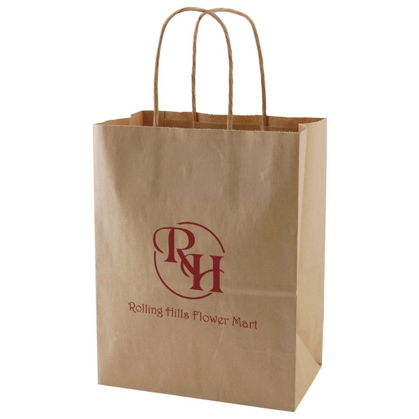 Recycled Natural Kraft Paper Shopper - Recycled Natural Kraft Paper Shopper - Image 0 of 0