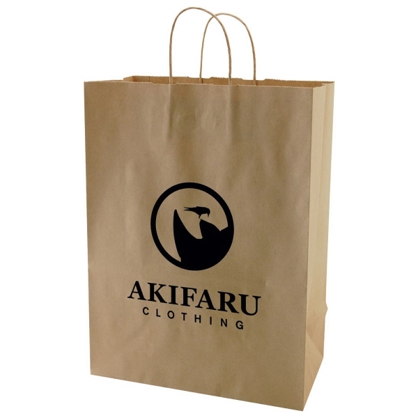 Recycled Natural Kraft Shopping Bag - Recycled Natural Kraft Shopping Bag - Image 0 of 0