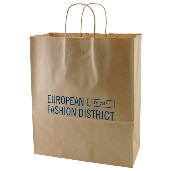 Recycled Natural Kraft Shopping Bag - Recycled Natural Kraft Shopping Bag - Image 0 of 0