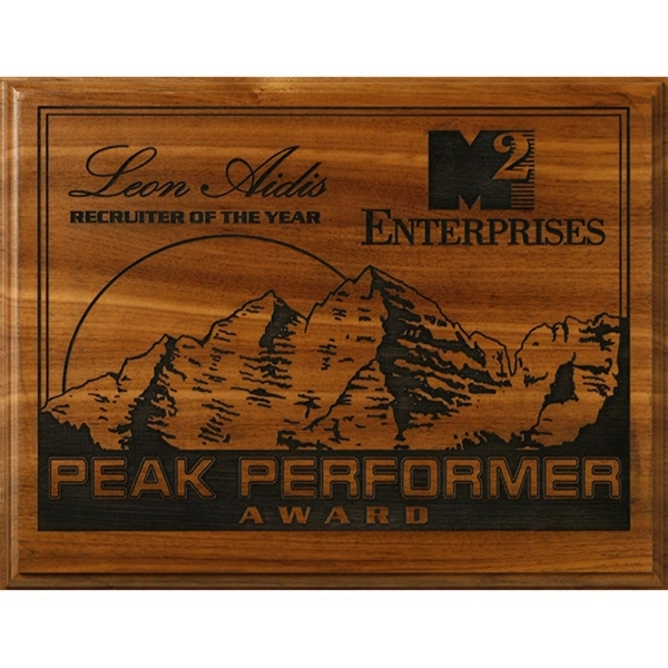 Kodiak Walnut Laser Plaque 7 x 9 - Kodiak Walnut Laser Plaque 7 x 9 - Image 0 of 3
