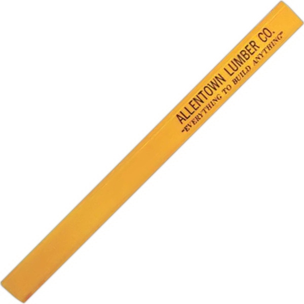Flat Carpenter Pencil With No Eraser - Flat Carpenter Pencil With No Eraser - Image 0 of 0
