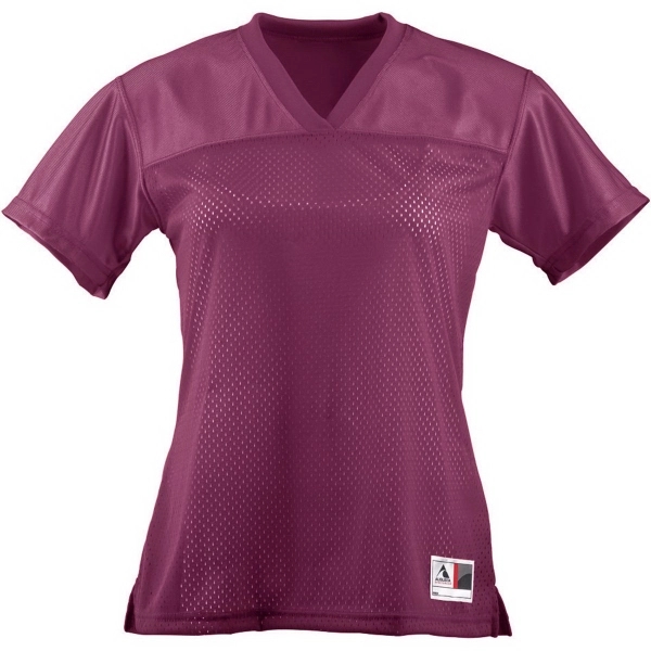 Ladies' Junior Fit Replica Football Tee - Ladies' Junior Fit Replica Football Tee - Image 4 of 9