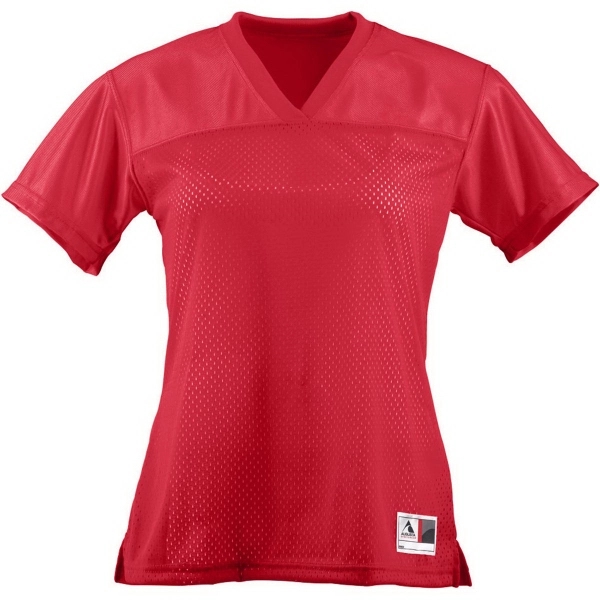 Ladies' Junior Fit Replica Football Tee - Ladies' Junior Fit Replica Football Tee - Image 7 of 9