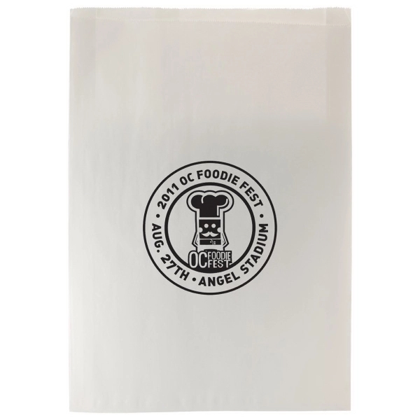 White Kraft Paper Merchandise Bags - White Kraft Paper Merchandise Bags - Image 0 of 6