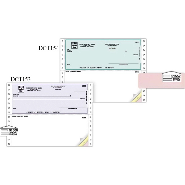 Continuous Top Multipurpose voucher check with lines - Continuous Top Multipurpose voucher check with lines - Image 1 of 1