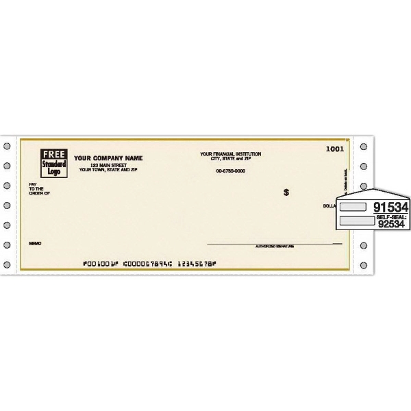 Multipurpose continuous check without lines - Multipurpose continuous check without lines - Image 1 of 1